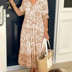 Keisha | Graceful V-Neck Floral