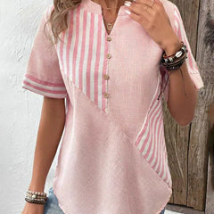 Monroe™ | Soft Striped Blouse