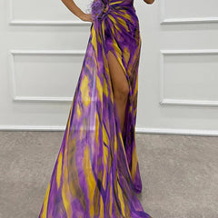 Sandra | Vibrant Draped Dress
