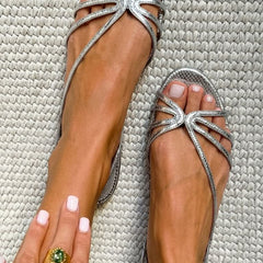 Serafina | Golden Sandals Summer Essence