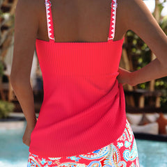 Tessa™ | Stylish Ruched Tankini Swim Set