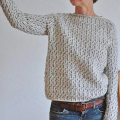 KRISTINE – COZY TEXTURED KNIT SWEATER