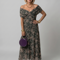 Calen™ Off Shoulder Flow Midi Dress