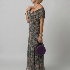 Calen™ Off Shoulder Flow Midi Dress