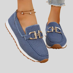 Horsebit Detail Comfort Real Leather Loafers