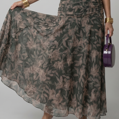 Calen™ Off Shoulder Flow Midi Dress