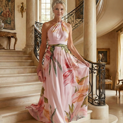 Amiel™ Light Floral Maxi Dress