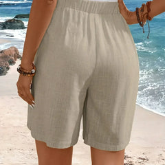 Whitney™ | Comfortable Shorts With Buttons