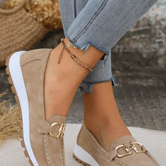 Elly - Chic Buckle Loafers