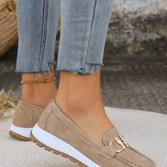 Elly - Chic Buckle Loafers