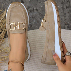 Elly - Chic Buckle Loafers