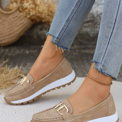 Elly - Chic Buckle Loafers