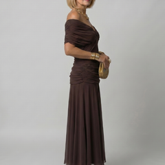 Calen™ Off Shoulder Flow Midi Dress