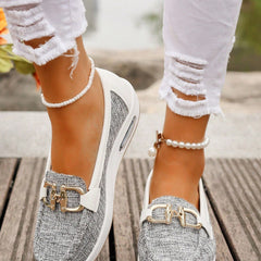 Elly - Chic Buckle Loafers