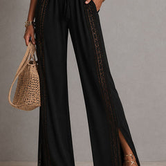 Diane Boho Lace Wide-Leg Jumpsuit