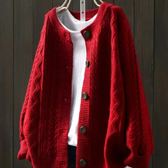 THE LORENZA | CABLE CARDIGAN