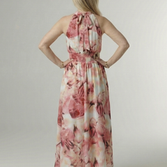 Sylin™ Gathered Halter Midi Dress