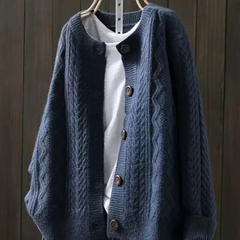 THE LORENZA | CABLE CARDIGAN