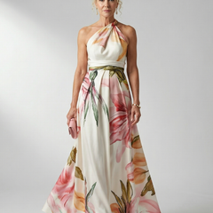 Amiel™ Light Floral Maxi Dress