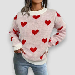 Katherine | Elegant Hearts Sweater