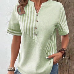 Monroe™ | Soft Striped Blouse