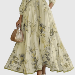 Rowella | Elegant Pleated Maxi Dress