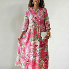 Freya | Garden Bloom Midi Dress