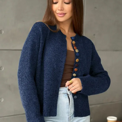 THE NOELLE | BUTTON-ACCENT CARDIGAN