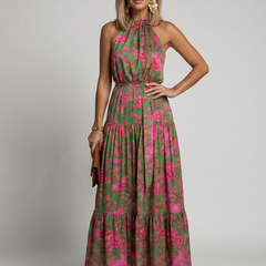 Rowen™ Draped Halter Midi Dress