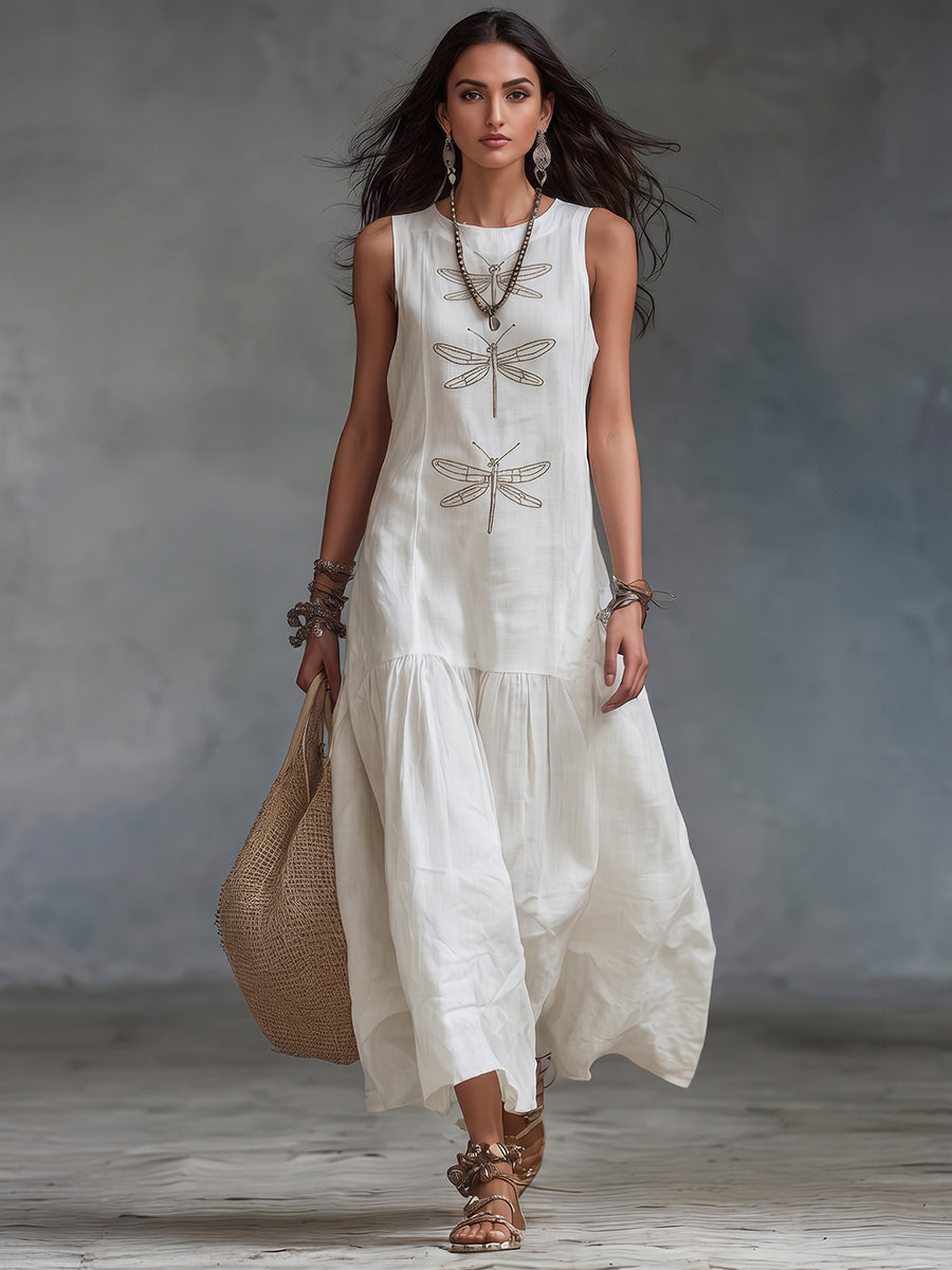 Geneva - Sleeveless Maxi Dress.