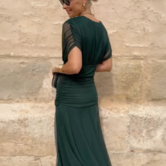 Alison™ | Elegant V-neck Fantasy Party Maxi Dress