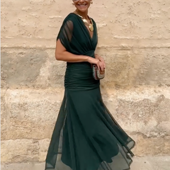 Alison™ | Elegant V-neck Fantasy Party Maxi Dress