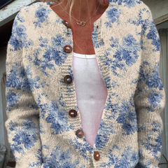 Daysie™ | Vintage Print Cardigan Sweater