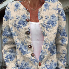 Vintage Knit Cardigan Sweater