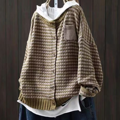 SELIORA | TEXTURED KNIT CARDIGAN