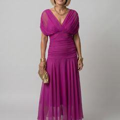 Calen™ Off Shoulder Flow Midi Dress