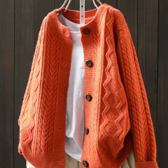 THE LORENZA | CABLE CARDIGAN