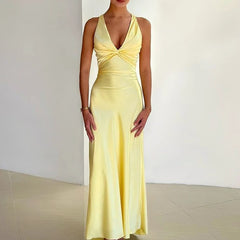 Beatrice | Women's Wedding Guest V-Neck Maxi Dress