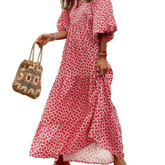 Nina  | Floral Boho Maxi Dress