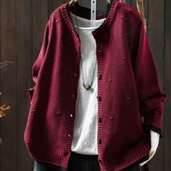 THE ISOLDE | TEXTURED CARDIGAN