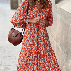 Nina  | Floral Boho Maxi Dress