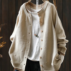 THE ISOLDE | TEXTURED CARDIGAN