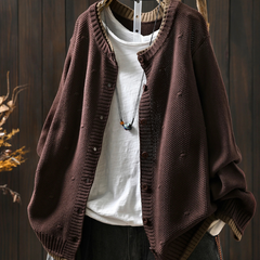 THE ISOLDE | TEXTURED CARDIGAN