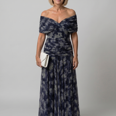 Calen™ Off Shoulder Flow Midi Dress