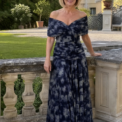 Calen™ Off Shoulder Flow Midi Dress