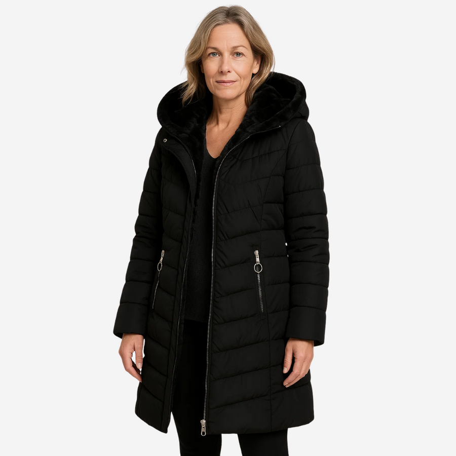 Fur-lined Down Jacket