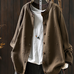 THE ISOLDE | TEXTURED CARDIGAN