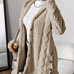 Hayden Soof | Plush Hooded Cardigan