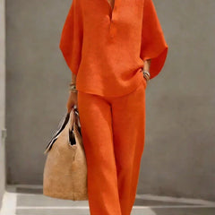 Pippa™ | Textured Waffle Two-Piece Set