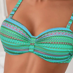 Rose™ | Two Piece Swimsuit with Striped Print